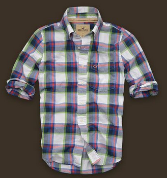 HOLLISTER - CAMISA XADREZ LANÇAMENTO 2013.