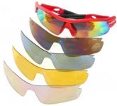 Óculos de Sol c/ 5 lentes(Multicores)- Proteção UV400 217823