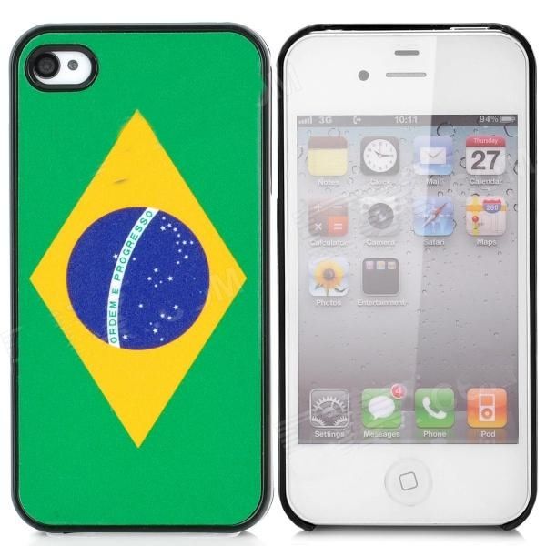 Capinha Bandeira do Brasil - iPhone 4/4S - 161723