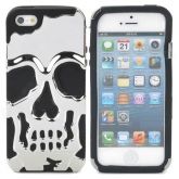 Capinha de silicone Crânio Style para iPhone 5 - 183687