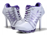 Nike salto alto - Branco / Roxo