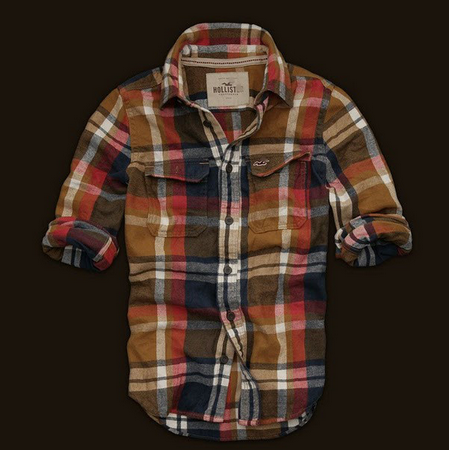 HOLLISTER - CAMISA XADREZ LANÇAMENTO 2013.